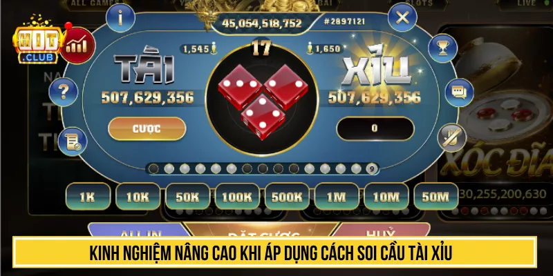 Bí Quyết Cách Soi Cầu Tài Xỉu HITCLUB Giúp Tăng Tỷ Lệ Thắng Kinh nghiệm nâng cao khi áp dụng cách soi cầu tài xỉu