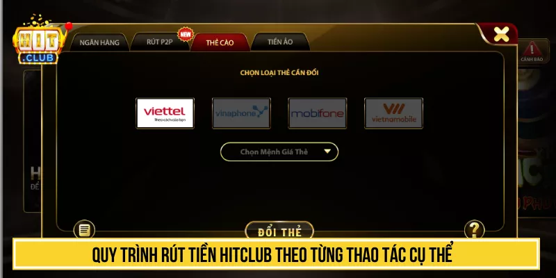 Hướng Dẫn Rút Tiền HITCLUB Nhanh Thao Tác An Toàn Nhất Quy trình rút tiền HITCLUB theo từng thao tác cụ thể