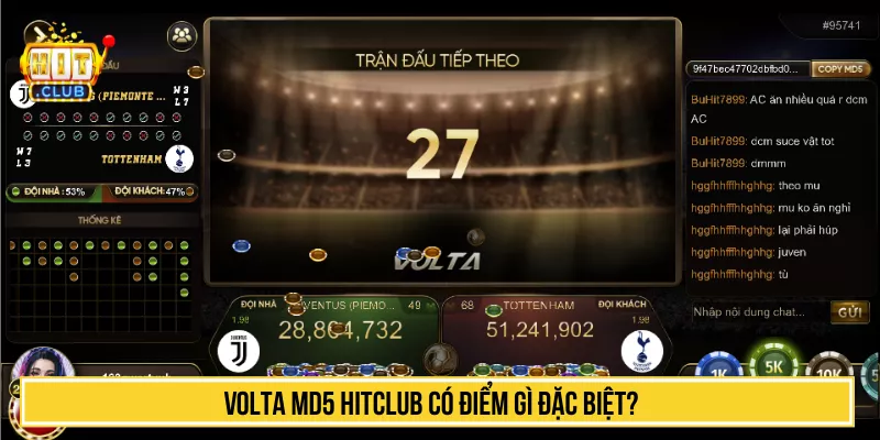 Volta MD5 HITCLUB là gì? Cơ chế mô phỏng bóng đá kết hợp mã hóa MD5